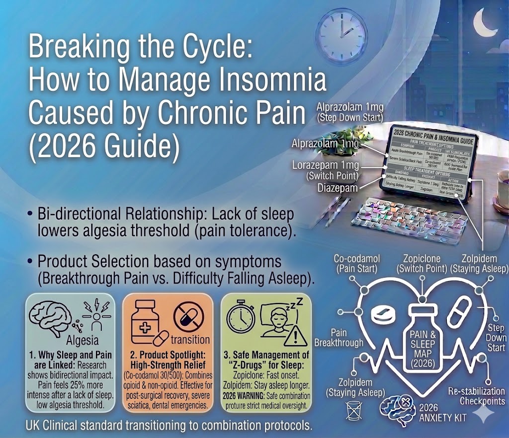 Breaking the Cycle: How to Manage Insomnia Caused by Chronic Pain (2026 Guide)