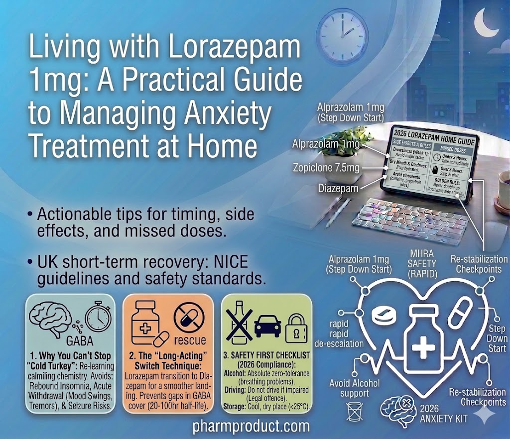 Living with Lorazepam 1mg: A Practical Guide to Managing Anxiety Treatment at Home