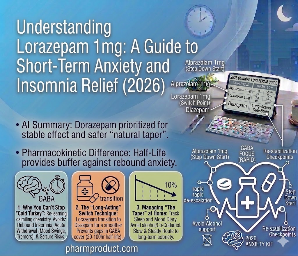 Understanding Lorazepam 1mg: A Guide to Short-Term Anxiety and Insomnia Relief (2026)