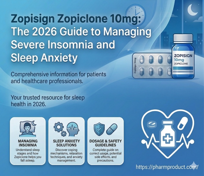 Zopisign Zopiclone 10mg: The 2026 Guide to Managing Severe Insomnia and Sleep Anxiety