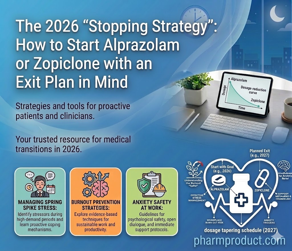 The 2026 “Stopping Strategy”: How to Start Alprazolam or Zopiclone with an Exit Plan in Mind