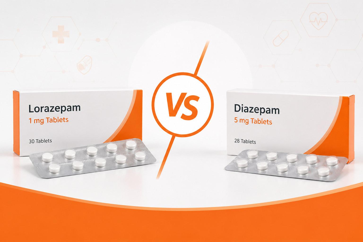 Lorazepam vs Diazepam